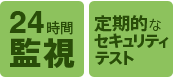 セキュリティ監視、セキュリティテストを行っています。