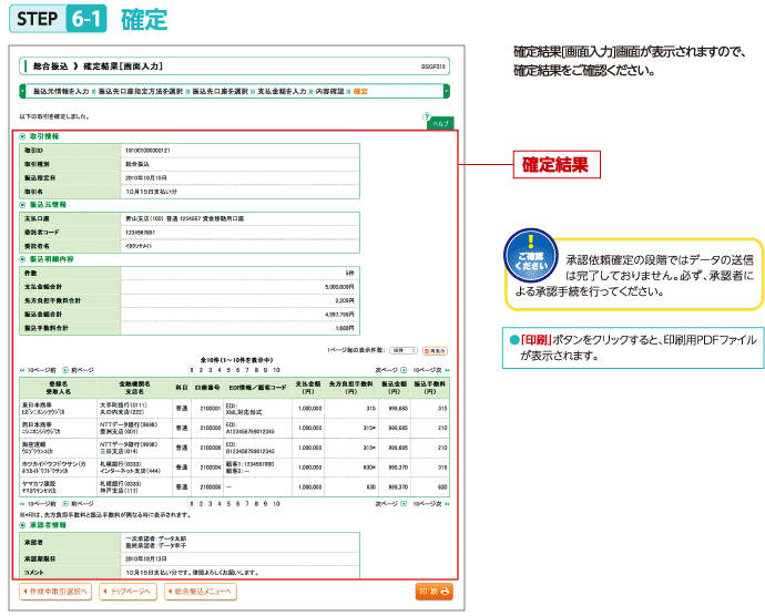 STEP6-1 確定