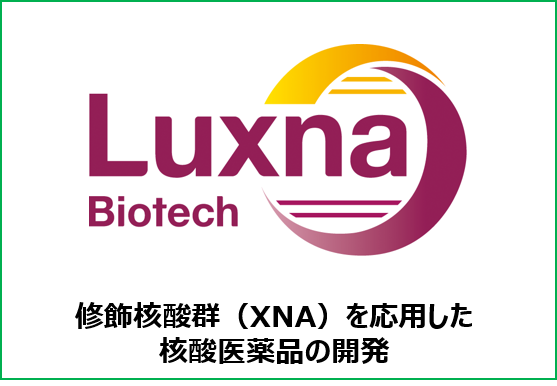 Luxna Biotech,修飾核酸群（XNA）を応用した核酸医薬品の開発
