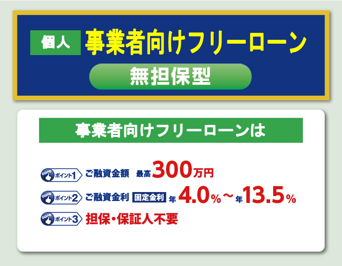 事業者向けフリーローン