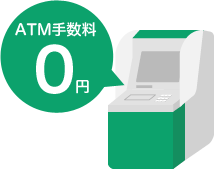 ATM手数料0円