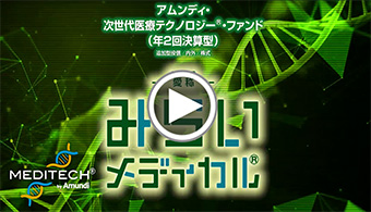 アムンディ・次世代医療テクノロジー・ファンド（年2回決算型）《愛称：みらいメディカル》