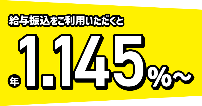 年1.145%〜